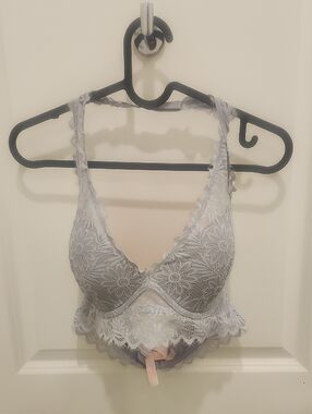 PINK Victoria's Secret Lace Lightly Lined Bralette Racerback Womens Large